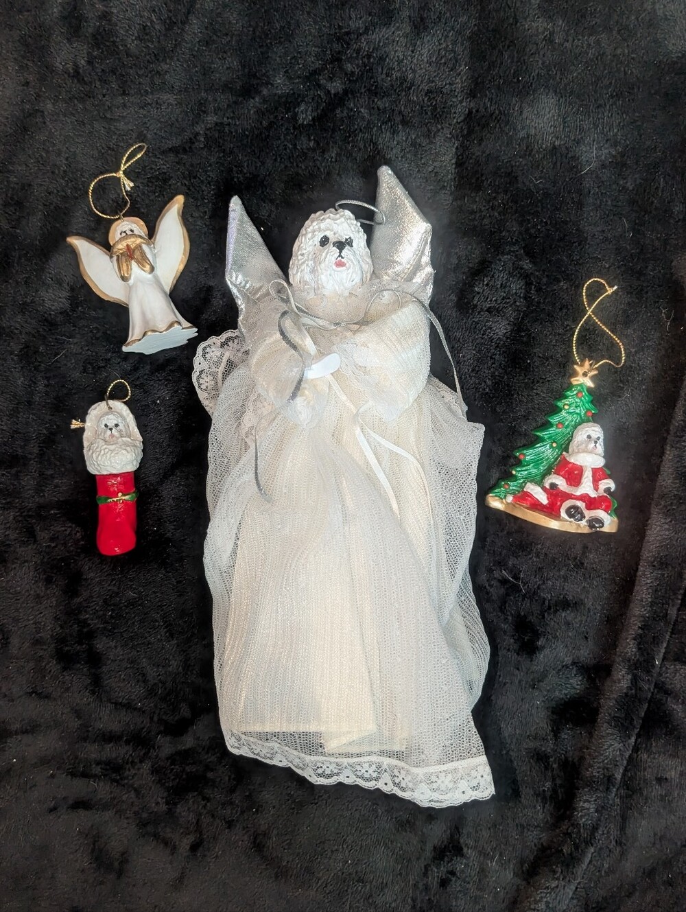 White Dog (Bichon/Maltese) Holiday Decor